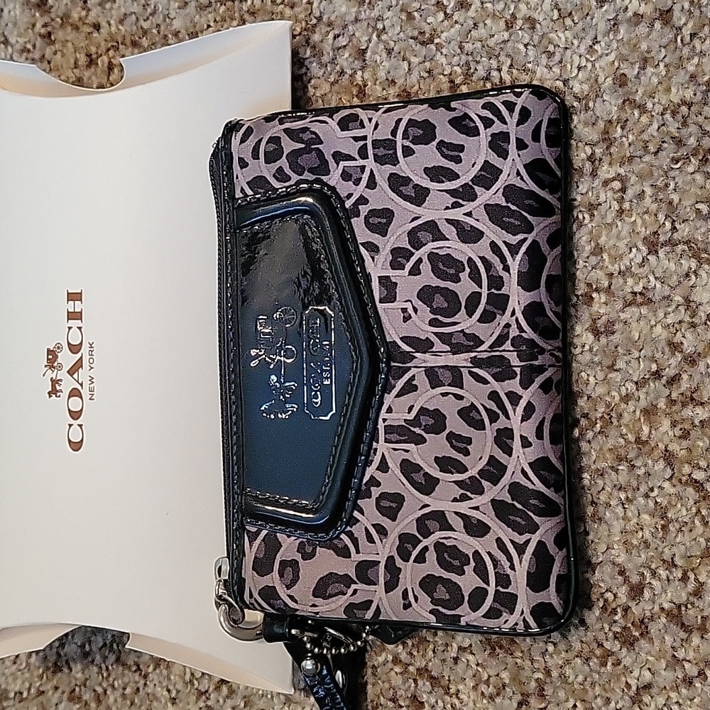 Gently used Coach wristlet